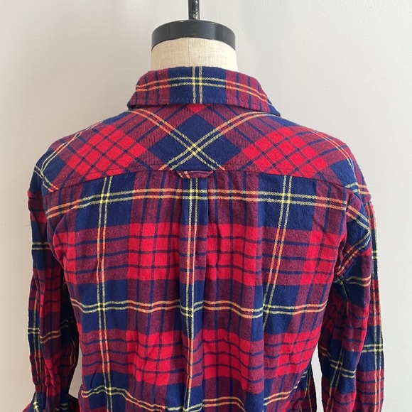 Wilfred Free Tartan Flannel Button Down Longsleeve - Picture 4 of 8
